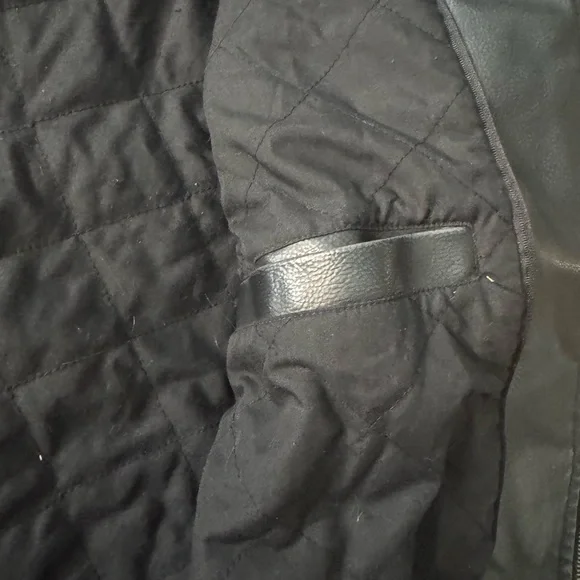 Guess Men's Black Moto Biker style Jacket…M - Picture 12 of 15